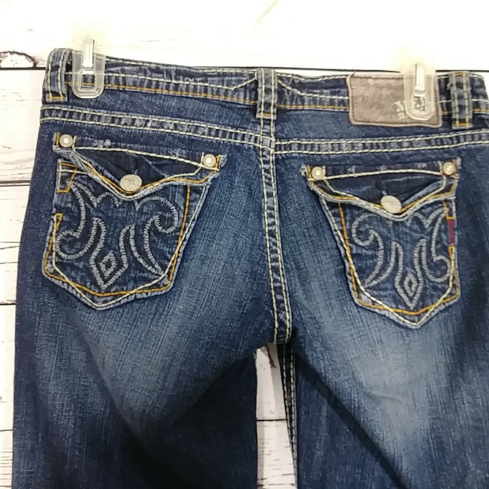 MEK New Mazatlan Flap Pockets Boot Cut Jeans